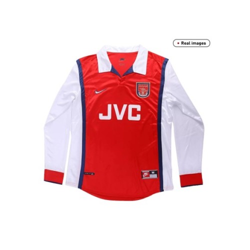 Arsenal Home Jersey Retro 1998/99 By - Long Sleeve