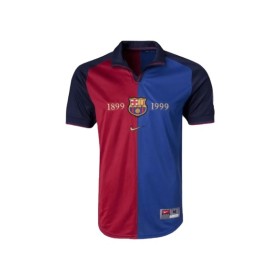 Barcelona Home 100-Years Anniversary Jersey Retro 1999/00 By