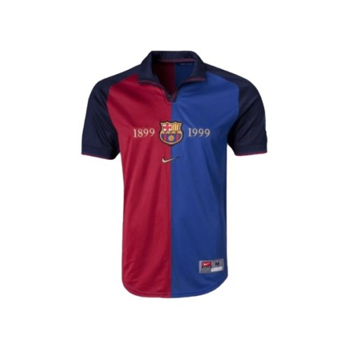 Barcelona Home 100-Years Anniversary Jersey Retro 1999/00 By