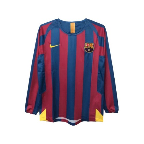 Barcelona Jersey 2005/06 Home Retro - Long Sleeve