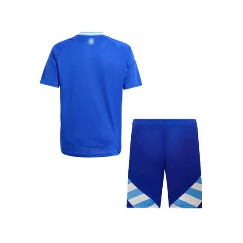 Argentina Away Jersey Kit Copa America 2024 Kids(Jersey+Shorts)