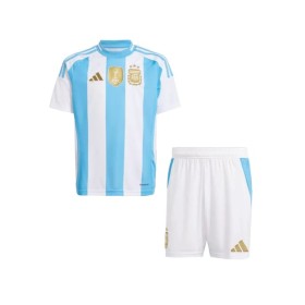 Argentina Home Jersey Kit Copa America 2024 Kids(Jersey+Shorts)