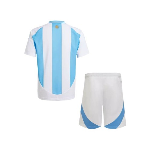 Argentina Home Jersey Kit Copa America 2024 Kids(Jersey+Shorts)