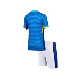 Brazil Away Jersey Kit Copa America 2024 Kids(Jersey+Shorts)