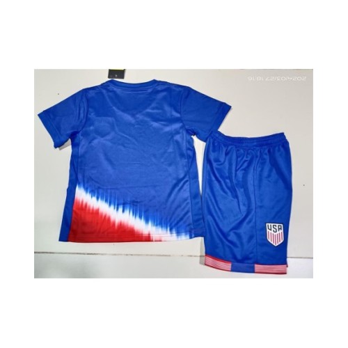 USA Away Jersey Kit Copa America 2024 Kids(Jersey+Shorts)