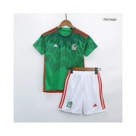 Youth Mexico Jersey Kit 2022 Home World Cup