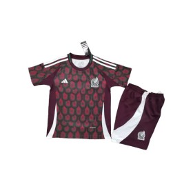 Mexico Home Jersey Kit Copa America 2024 Kids(Jersey+Shorts)