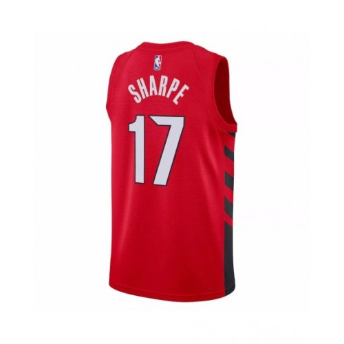 Men's Portland Trail Blazers Shaedon Sharpe #17 Jordan Red 2022/23 Swingman Jersey - Statement Edition