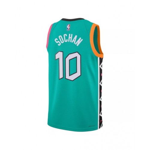 Men's San Antonio Spurs Jeremy Sochan #10 Nike Green 2022/23 Swingman Jersey - City Edition