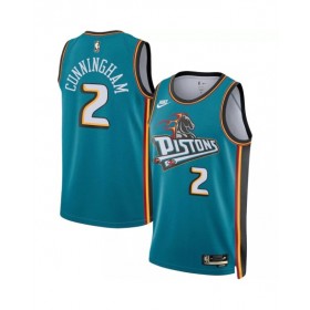 Men's Detroit Pistons Cade Cunningham #2 Nike Teal 2022/23 Swingman Jersey - Classic Edition