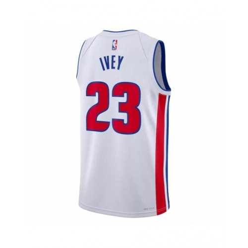 Men's Detroit Pistons Jaden Ivey #23 Nike White 2022/23 Swingman Jersey - Association Edition