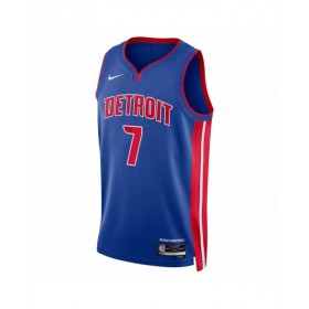 Men's Detroit Pistons Killian Hayes #7 Nike Blue 2022/23 Swingman Jersey - Icon Edition