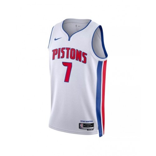 Men's Detroit Pistons Killian Hayes #7 Nike White 2022/23 Swingman Jersey - Association Edition