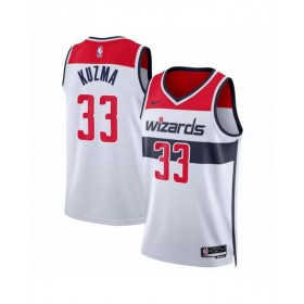 Men's Washington Wizards Kyle Kuzma #33 Nike White 2022/23 Swingman Jersey - Association Edition