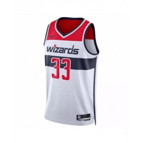 Men's Washington Wizards Kyle Kuzma #33 Nike White 2022/23 Swingman Jersey - Association Edition