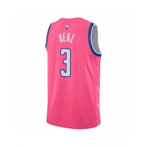 Men's Washington Wizards Bradley Beal #3 Nike Pink 2022/23 Swingman Jersey - City Edition