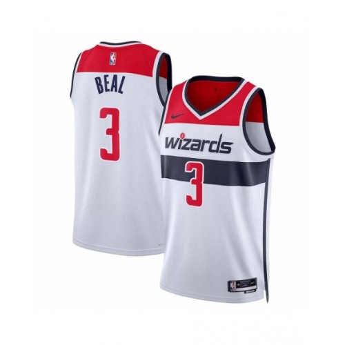 Men's Washington Wizards Bradley Beal #3 Nike White 2022/23 Swingman Jersey - Association Edition