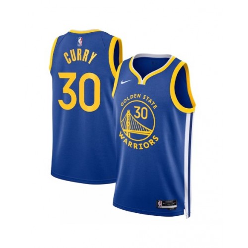 Men's Golden State Warriors Stephen Curry #30 Nike Royal 2022/23 Swingman Jersey - Icon Edition