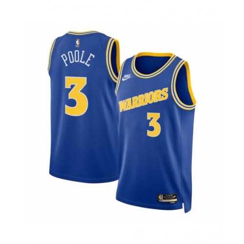 Men's Golden State Warriors Jordan Poole #3 Royal 2022/23 Swingman Player Jersey - Classic Edition