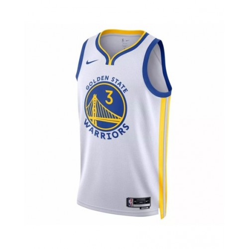 Men's Golden State Warriors Jordan Poole #3 White 2022/23 Swingman Jersey - Association Editon