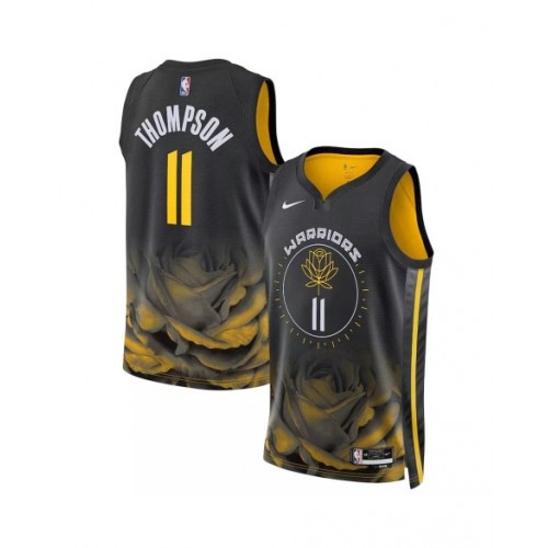 Men's Golden State Warriors Klay Thompson #11 Nike Black 2022/23 Swingman Jersey - City Edition