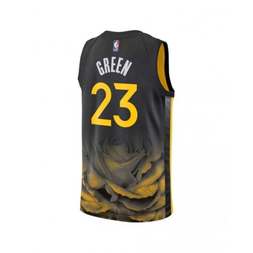 Men's Golden State Warriors Draymond Green #23 Nike Black 2022/23 Swingman Jersey - City Edition