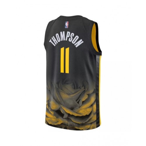 Men's Golden State Warriors Klay Thompson #11 Nike Black 2022/23 Swingman Jersey - City Edition