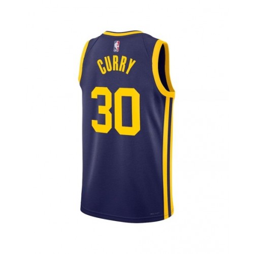 Men's Golden State Warriors Stephen Curry #30 Jordan Brand Blue 2022/23 Swingman Jersey - Statement Edition