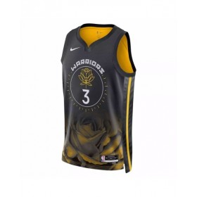 Men's Golden State Warriors Jordan Poole #3 Nike Black 2022/23 Swingman Jersey - City Edition