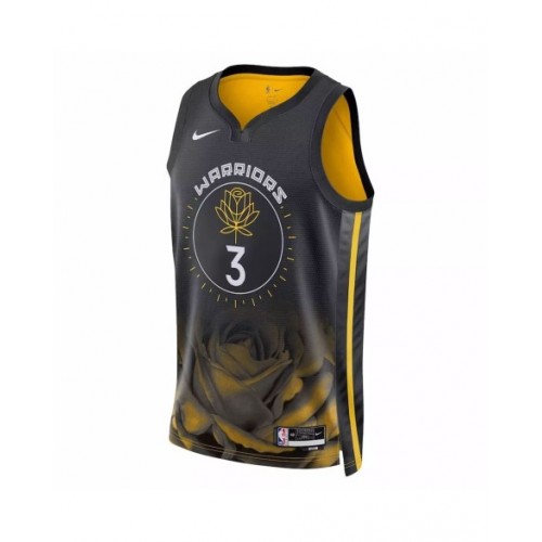 Men's Golden State Warriors Jordan Poole #3 Nike Black 2022/23 Swingman Jersey - City Edition