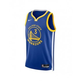 Men's Golden State Warriors Jordan Poole #3 Nike Royal 2022/23 Swingman Jersey - Icon Edition