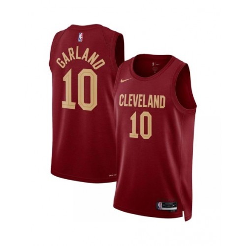 Men's Cleveland Cavaliers Darius Garland #10 Nike Wine 2022/23 Swingman Jersey - Icon Edition