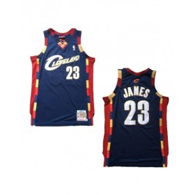 Men's Cleveland Cavaliers James #23 Mitchell & Ness Navy 2008/09 Swingman NBA Jersey