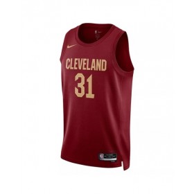 Men's Cleveland Cavaliers Jarrett Allen #31 Nike Wine 2022/23 Swingman Jersey - Icon Edition