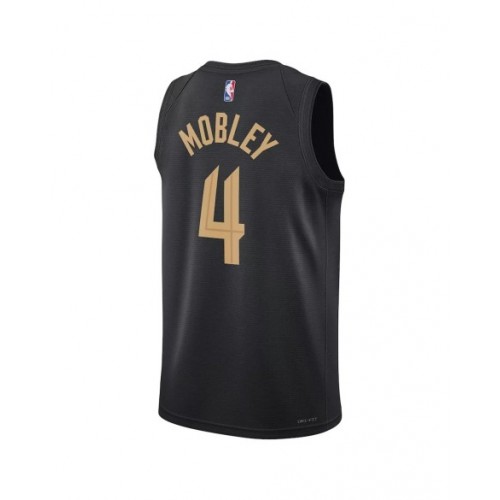 Men's Cleveland Cavaliers Evan Mobley #4 Jordan Brand Black 2022/23 Swingman Jersey - Statement Edition