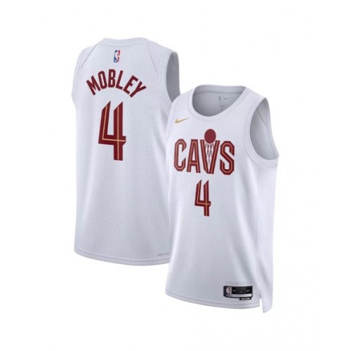 Men's Cleveland Cavaliers Evan Mobley #4 Nike White 2022/23 Swingman Jersey - Association Edition