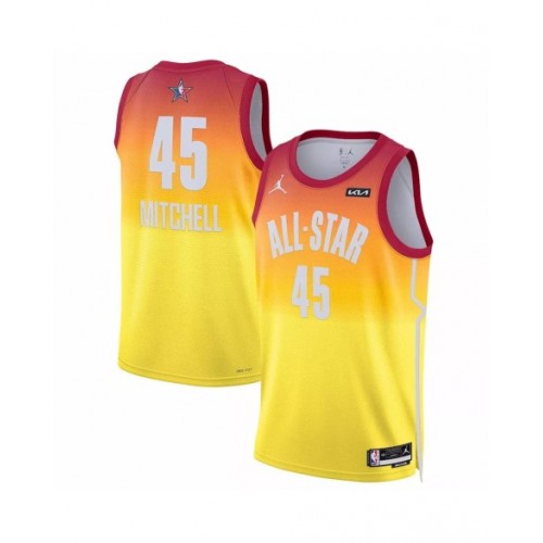 Men's Donovan Mitchell #45 Jordan Brand Orange 2023 NBA All-Star Game Swingman Jersey