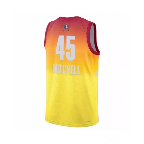 Men's Donovan Mitchell #45 Jordan Brand Orange 2023 NBA All-Star Game Swingman Jersey