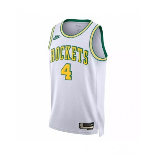 Men's Houston Rockets Jalen Green #4 Nike White 2022/23 Swingman Jersey - Classic Edition