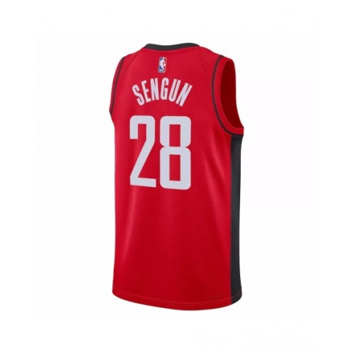 Men's Houston Rockets Alperen Sengun #28 Nike Red 2022/23 Swingman Jersey - Icon Edition