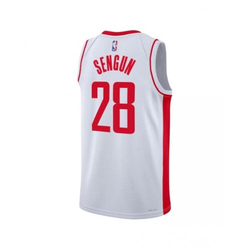 Men's Houston Rockets Alperen Sengun #28 Nike White 2022/23 Swingman Jersey - Association Edition