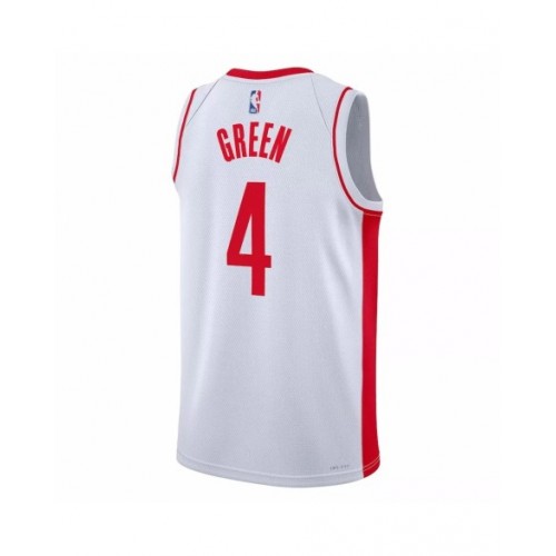 Men's Houston Rockets Jalen Green #4 Nike White 2022/23 Swingman Jersey - Association Edition