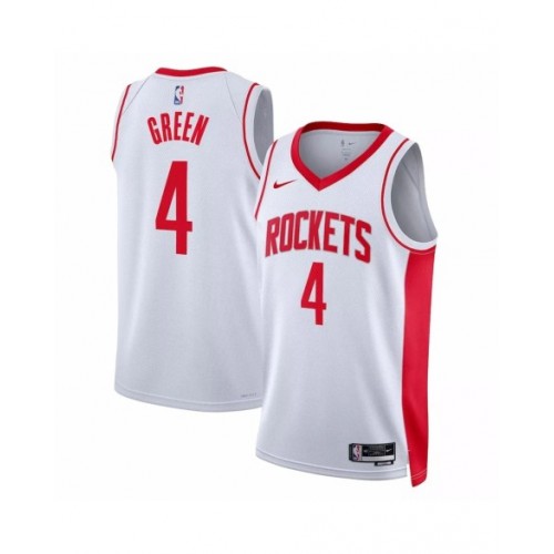 Men's Houston Rockets Jalen Green #4 Nike White 2022/23 Swingman Jersey - Association Edition