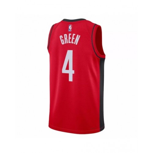 Men's Houston Rockets Jalen Green #4 Nike Red 2022/23 Swingman Jersey - Icon Edition