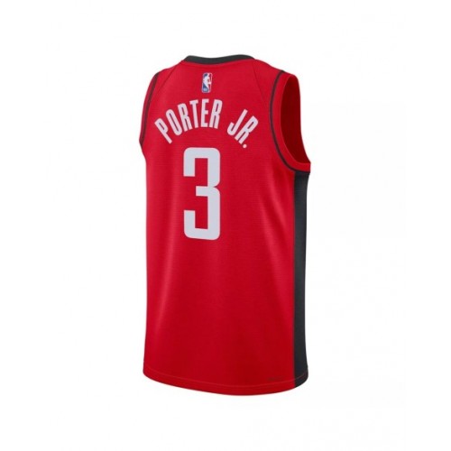 Men's Houston Rockets Kevin Porter Jr. #3 Nike Red 2022/23 Swingman Jersey - Icon Edition