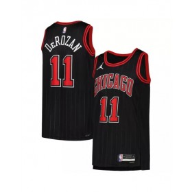 Men's Chicago Bulls DeMar DeRozan #11 Jordan Brand Black 2022/23 Swingman Jersey - Statement Edition