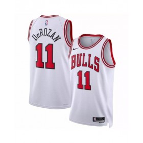 Men's Chicago Bulls DeMar DeRozan #11 Nike White 2022/23 Swingman Jersey - Association Edition