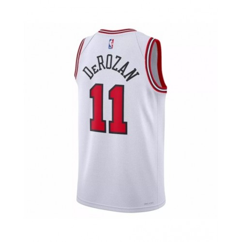 Men's Chicago Bulls DeMar DeRozan #11 Nike White 2022/23 Swingman Jersey - Association Edition