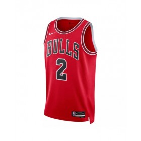 Men's Chicago Bulls Lonzo Ball #2 Nike Red 22/23 Swingman Jersey - Icon Edition