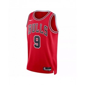 Men's Chicago Bulls Nikola Vucevic #9 Nike Red 22/23 Swingman Jersey - Icon Edition